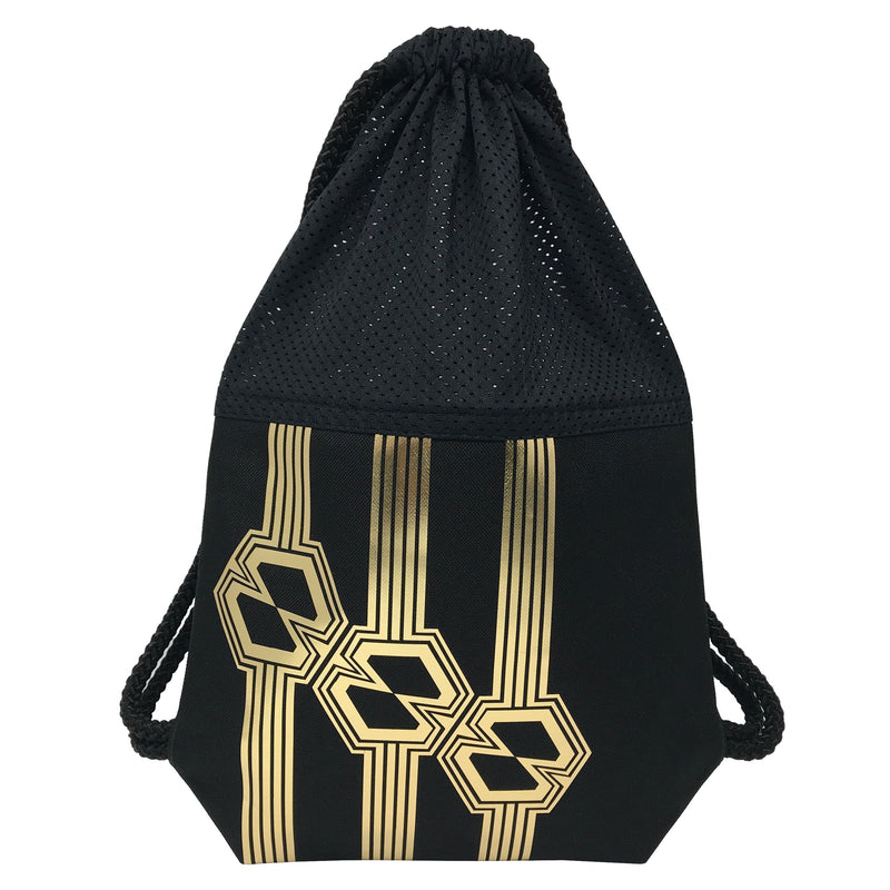 Black Attack Techno Zug Gold fashion backpack handmade