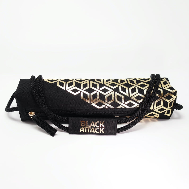 Black Attack WurstPack Star Gold fashion backpack handmade